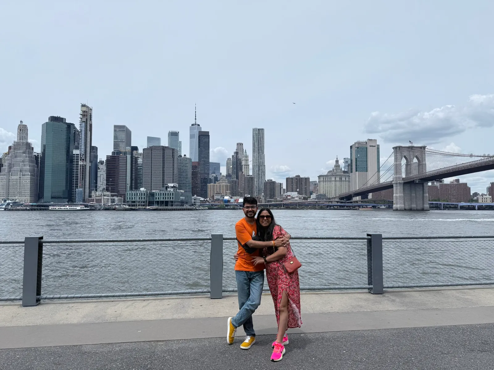 At the Brooklyn pier