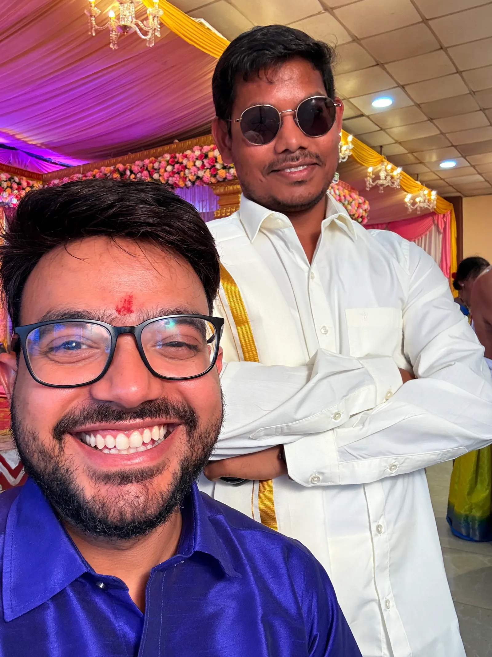 Post wedding selfie