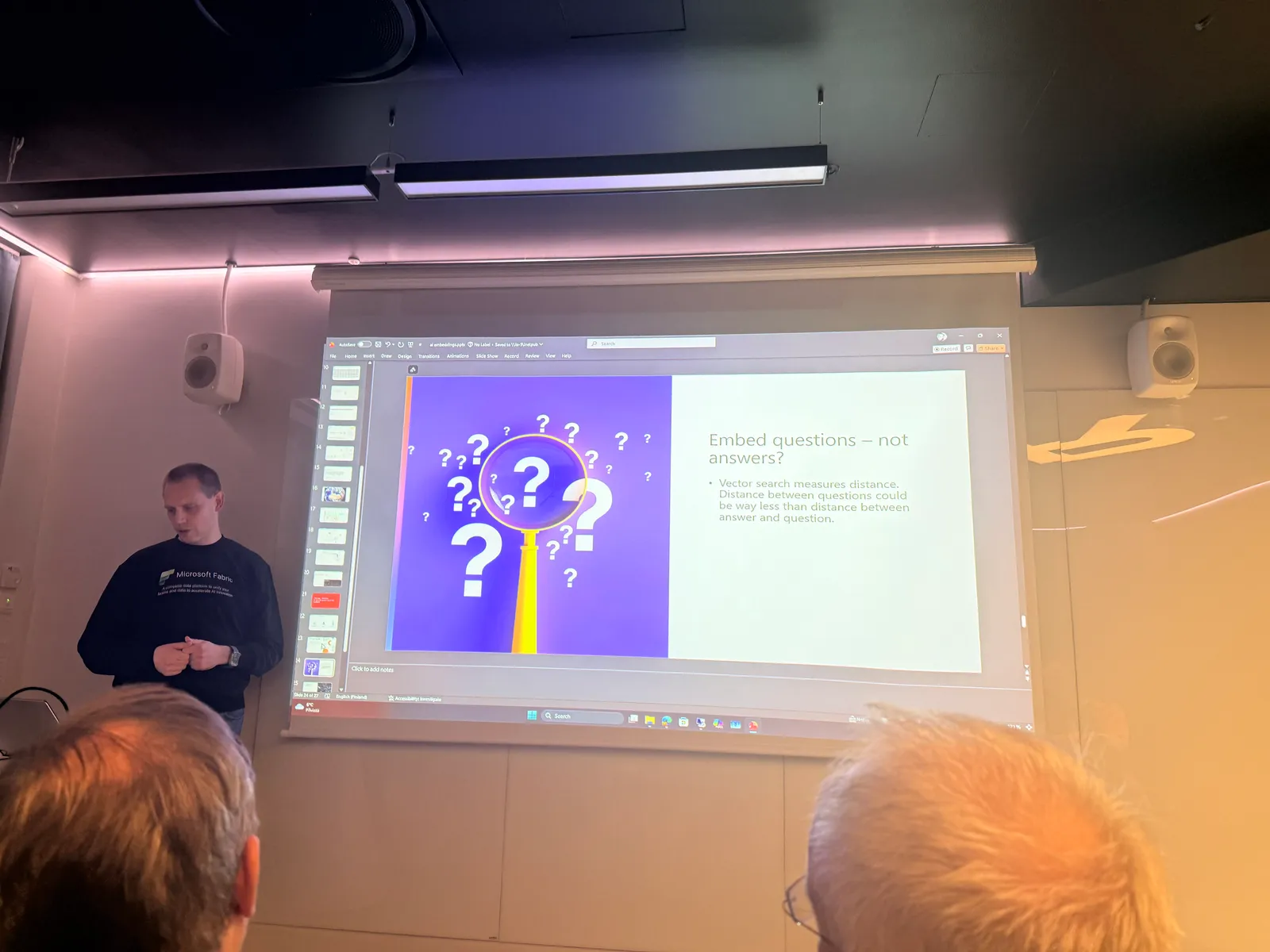 Vesa's talk