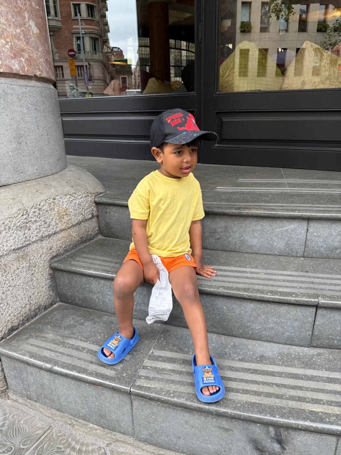 Resting after all the walking