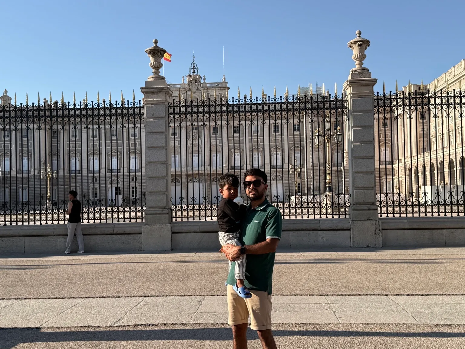 At the palace