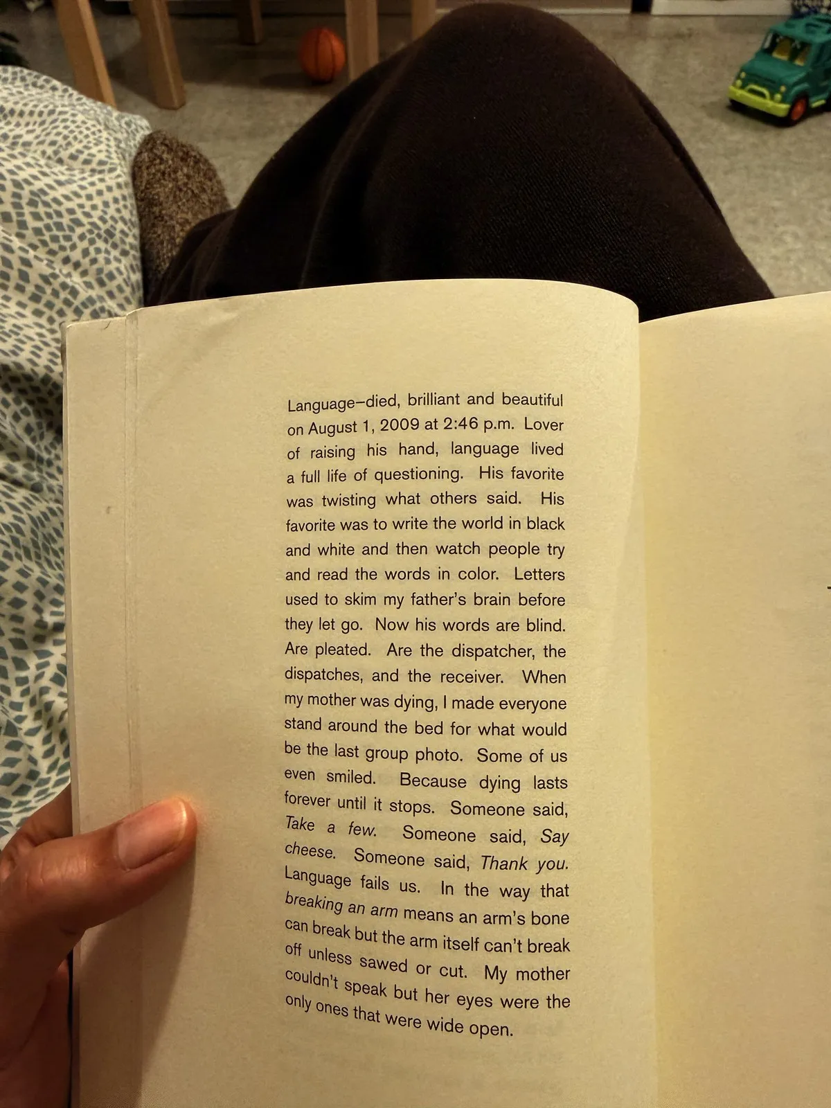 A prose from the poem