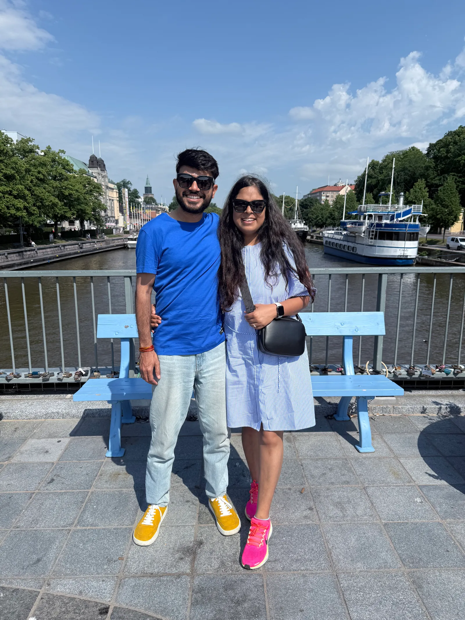 On the bridge