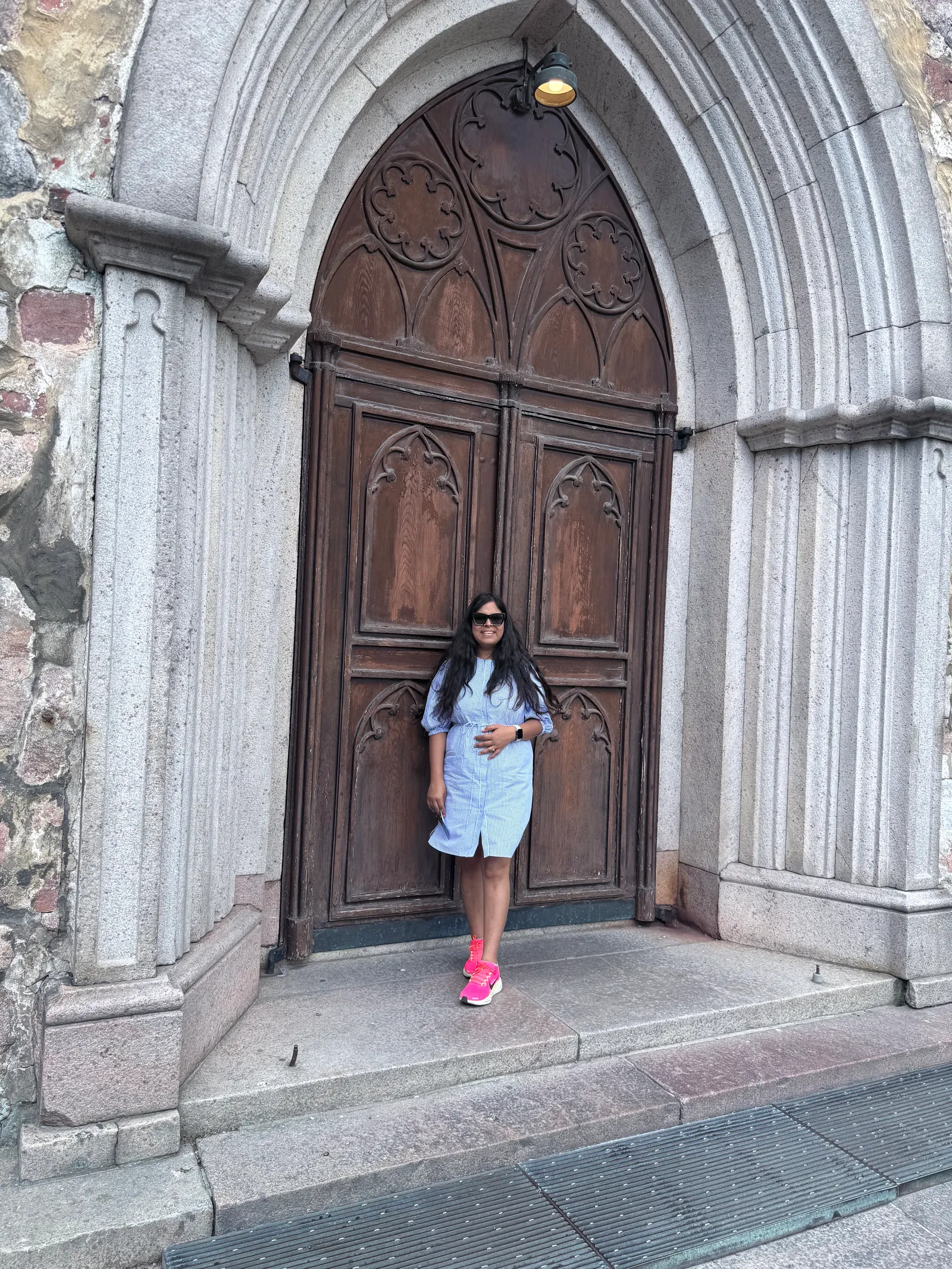 At the gates of the Turku cathedral