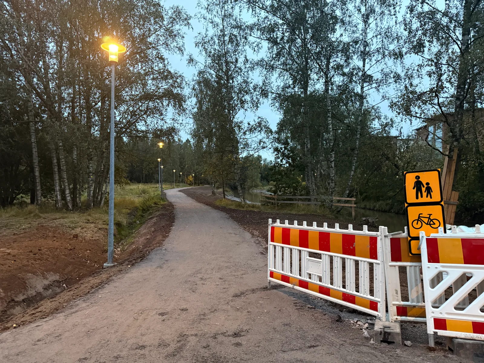 Removed barricades