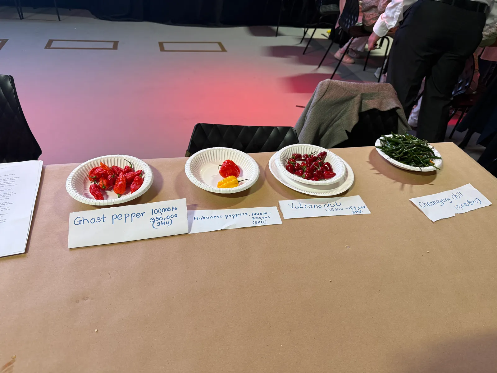 Spice eating competition