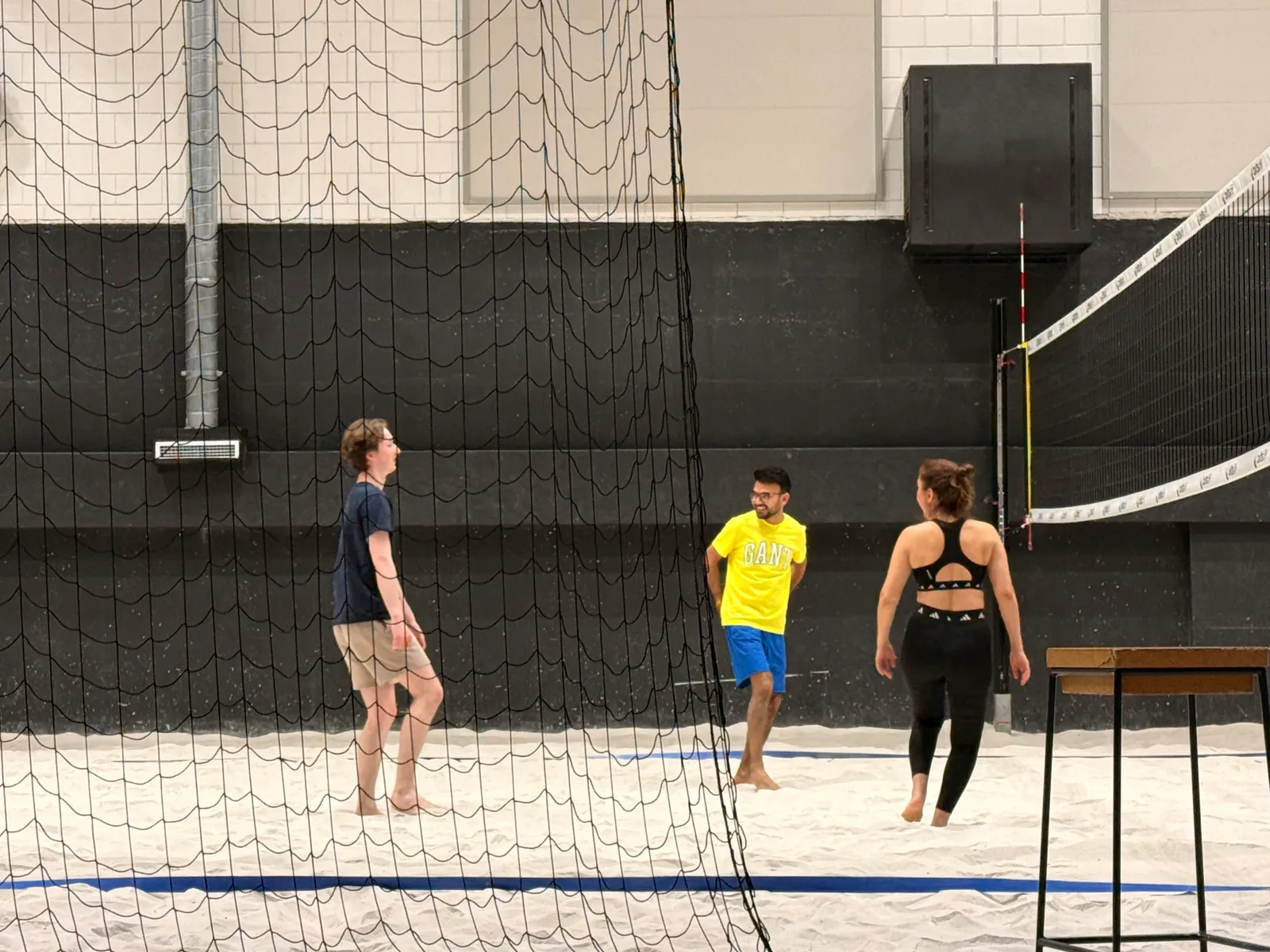 On the court