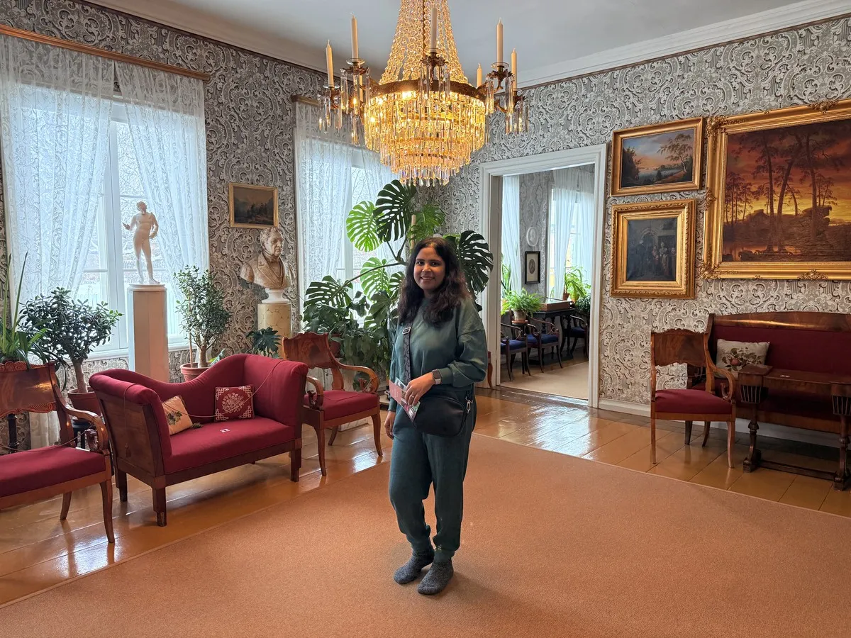 The hall and Prerna