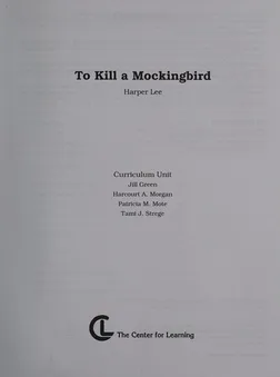 Cover of To Kill a Mockingbird