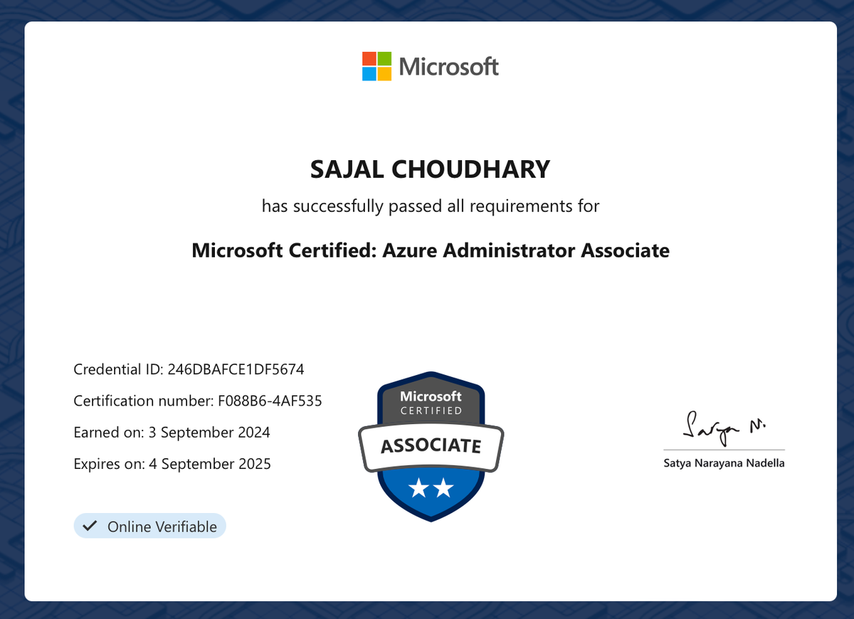 Azure Admin Associate